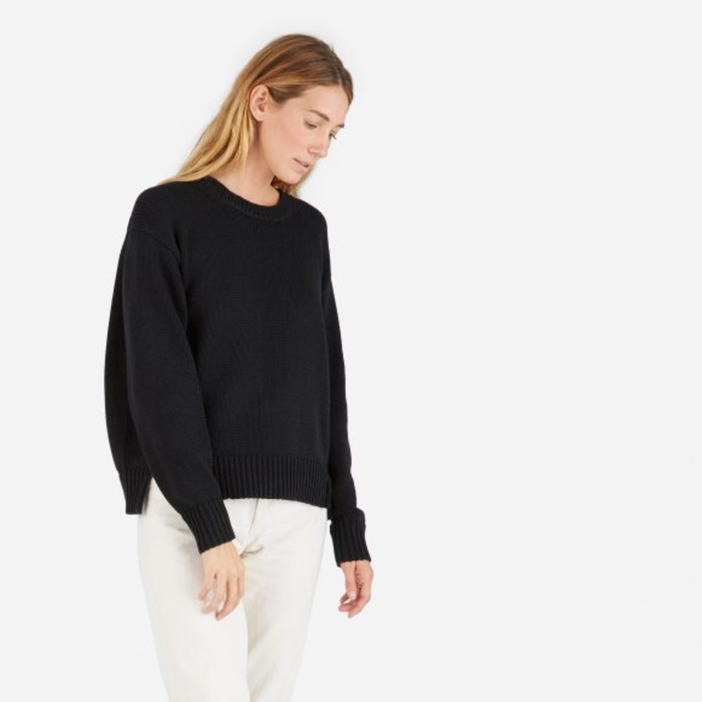 NWOT Everlane The Chunky Knit Cotton Crew